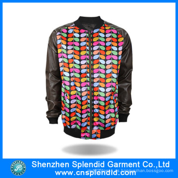 Chaqueta colorida del paño grueso y suave del diseño de encargo 2016 hecha en China